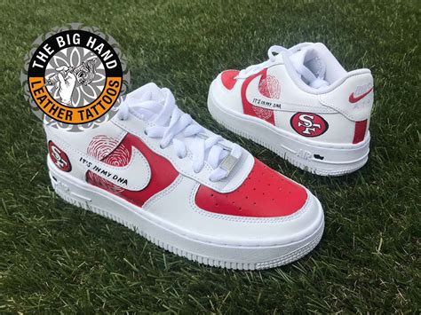 nike 49ers sneakers|custom 49ers Nike shoes.